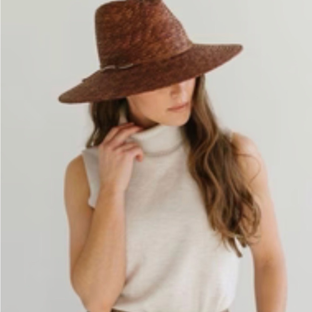 Gigi Pip Isla Straw Fedora